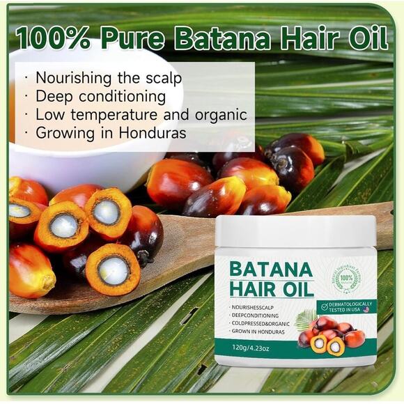 MWT Batana Oil, Batana Oil for Hair‎ Growth 2PCS Hair Growth Conditioning - Picture 6 of 6